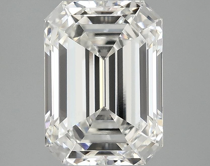 3.08 Carat Emerald Shaped Excellent Cut VS2 IGI Certified Lab Grown Diamond