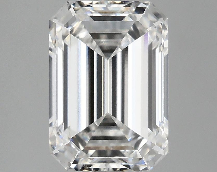 2.98 Carat Emerald Shaped Ideal Cut VS1 IGI Certified Lab Grown Diamond