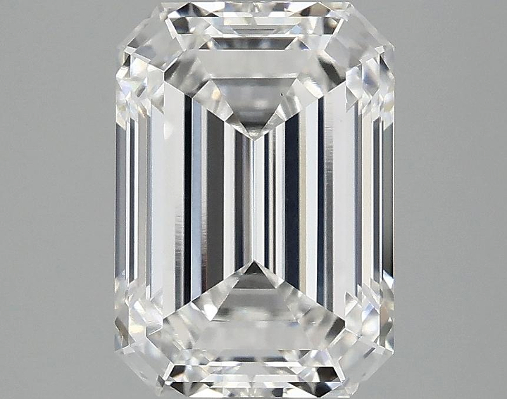 3.08 Carat Emerald Shaped Ideal Cut VS1 IGI Certified Lab Grown Diamond