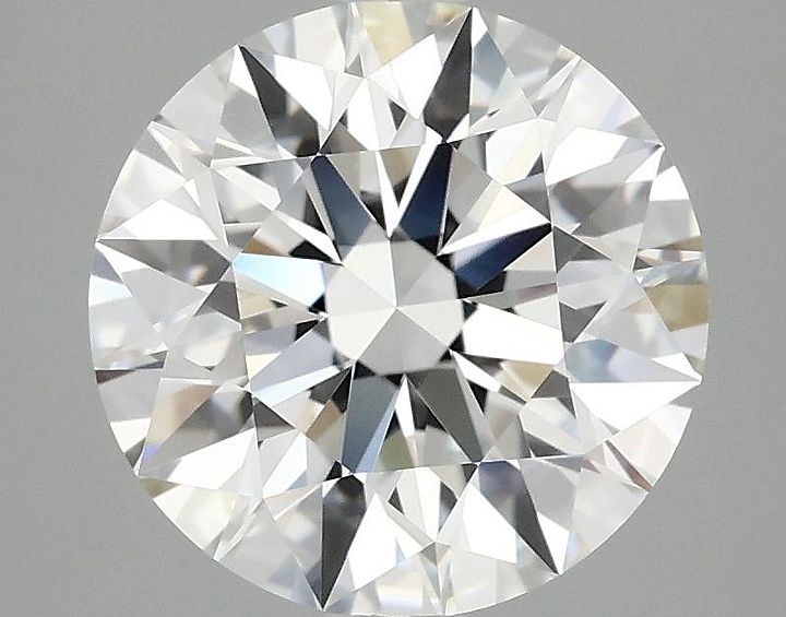 3.07 Carat Round Shaped Ideal Cut VVS2 IGI Certified Lab Grown Diamond