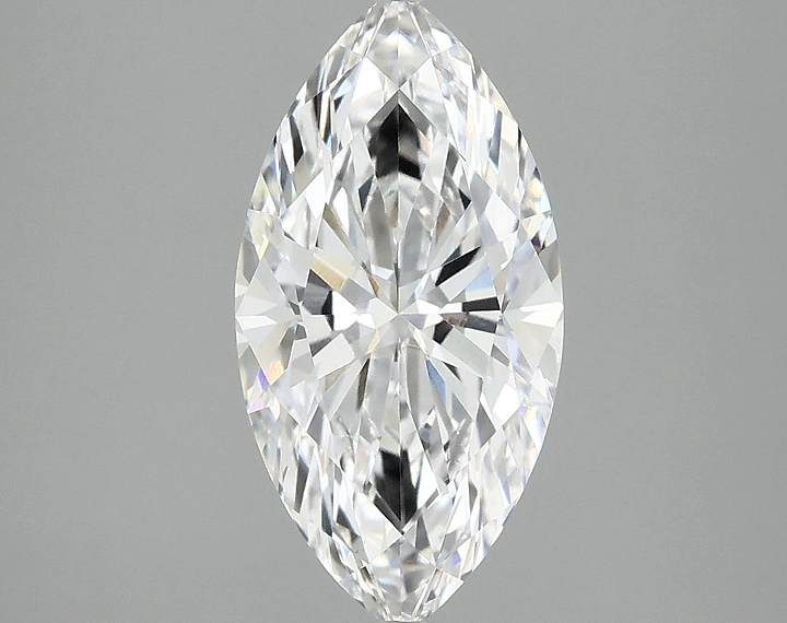 2.1 Carat Marquise Shaped Ideal Cut VVS2 IGI Certified Lab Grown Diamond