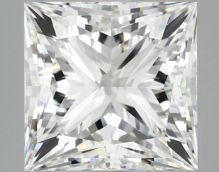 4.09 Carat Princess Shaped Ideal Cut VS1 IGI Certified Lab Grown Diamond