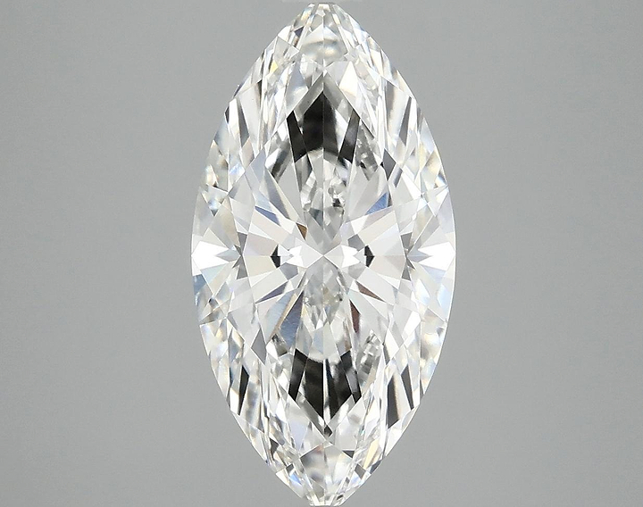 3.02 Carat Marquise Shaped Ideal Cut VVS2 IGI Certified Lab Grown Diamond