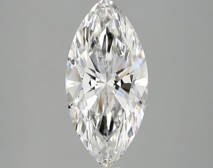2.02 Carat Marquise Shaped Excellent Cut VVS2 IGI Certified Lab Grown Diamond