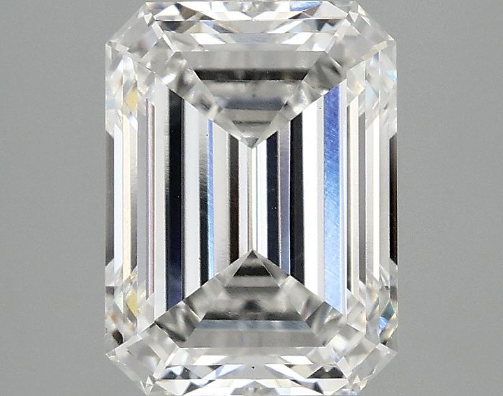 3.02 Carat Emerald Shaped Excellent Cut VS1 IGI Certified Lab Grown Diamond