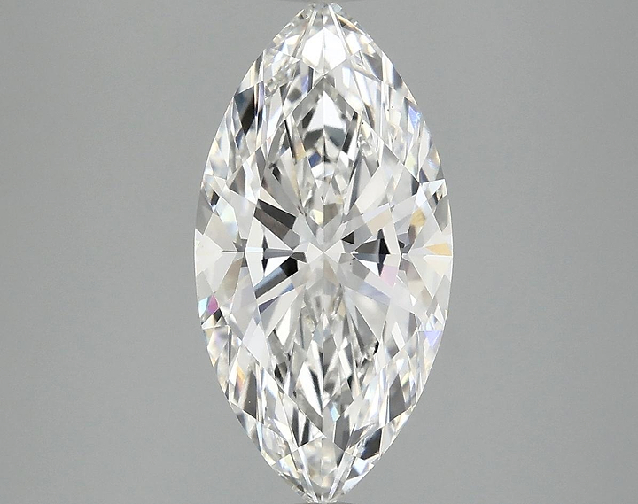 2.84 Carat Marquise Shaped Ideal Cut VS1 IGI Certified Lab Grown Diamond