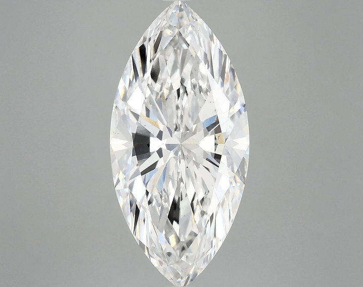 5.0 Carat Marquise Shaped Excellent Cut VS2 GSI Certified Lab Grown Diamond