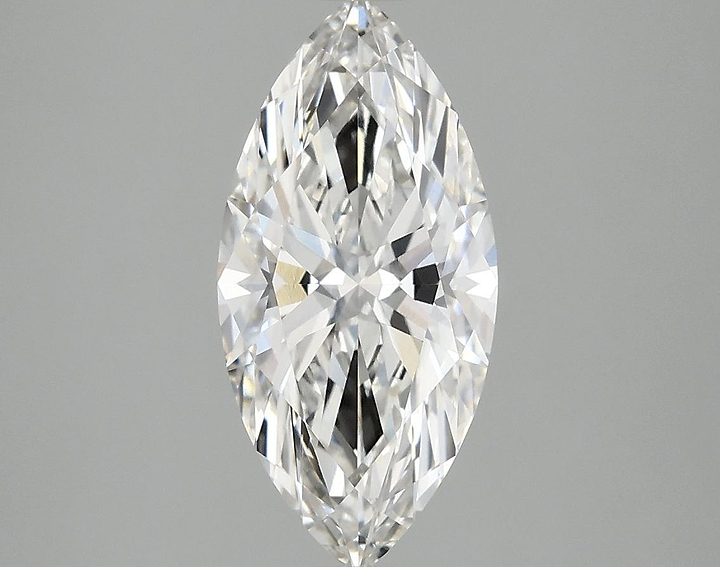 2.1 Carat Marquise Shaped Excellent Cut VVS2 IGI Certified Lab Grown Diamond
