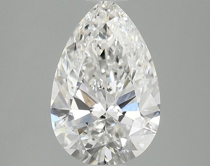 2.05 Carat Pear Shaped Ideal Cut VVS2 IGI Certified Lab Grown Diamond