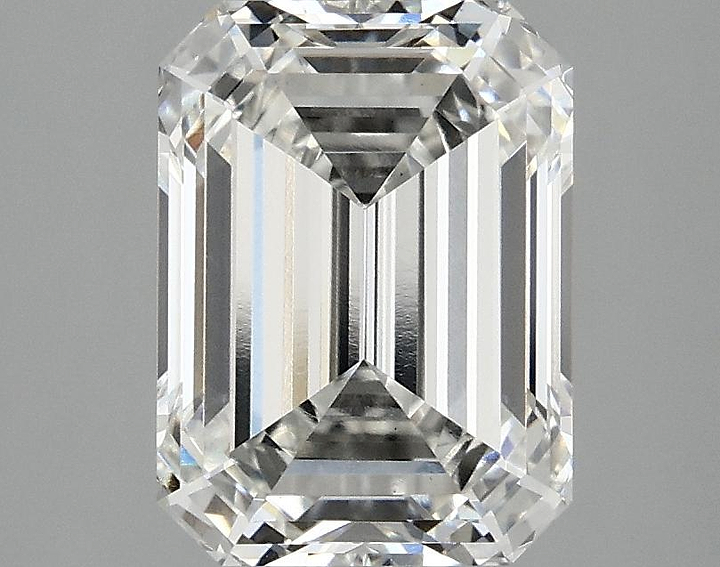 3.07 Carat Emerald Shaped Excellent Cut VS1 IGI Certified Lab Grown Diamond