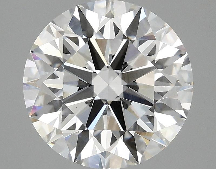 3.09 Carat Round Shaped Ideal Cut VVS2 IGI Certified Lab Grown Diamond