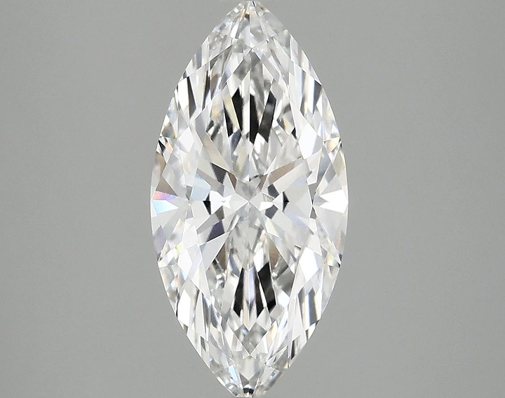 2.02 Carat Marquise Shaped Excellent Cut VVS2 IGI Certified Lab Grown Diamond