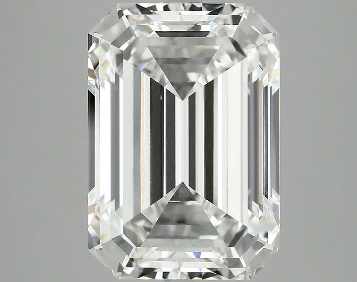 6.13 Carat Emerald Shaped Ideal Cut VS1 IGI Certified Lab Grown Diamond