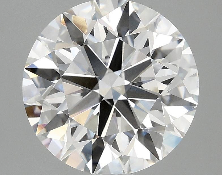 3.09 Carat Round Shaped Excellent Cut VVS2 IGI Certified Lab Grown Diamond