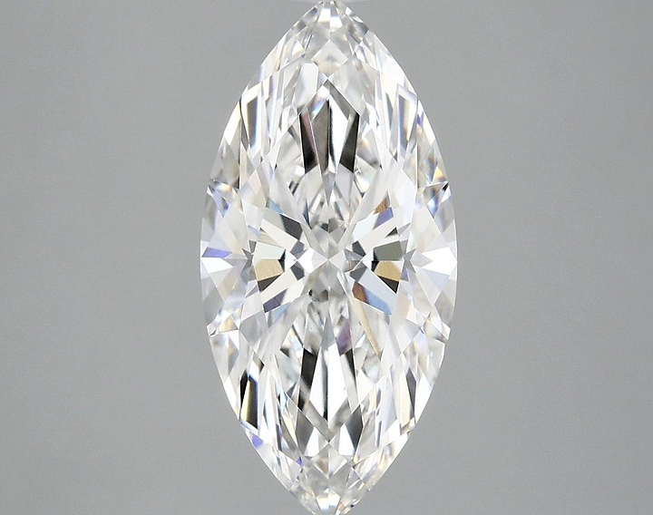 2.58 Carat Marquise Shaped Excellent Cut VVS2 IGI Certified Lab Grown Diamond