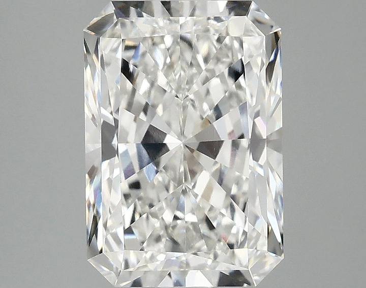 3.55 Carat Radiant Shaped Ideal Cut VVS2 IGI Certified Lab Grown Diamond