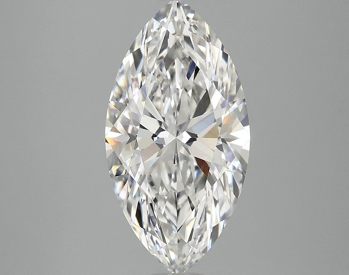 3.06 Carat Marquise Shaped Ideal Cut VVS2 IGI Certified Lab Grown Diamond