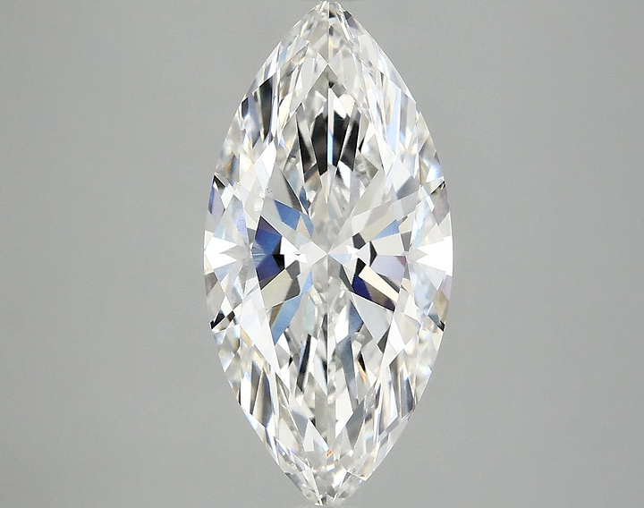 3.08 Carat Marquise Shaped Excellent Cut VVS2 IGI Certified Lab Grown Diamond