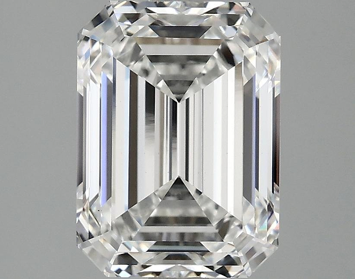 3.09 Carat Emerald Shaped Excellent Cut VS1 IGI Certified Lab Grown Diamond
