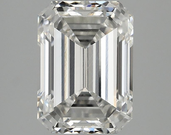 3.01 Carat Emerald Shaped Ideal Cut VVS2 IGI Certified Lab Grown Diamond