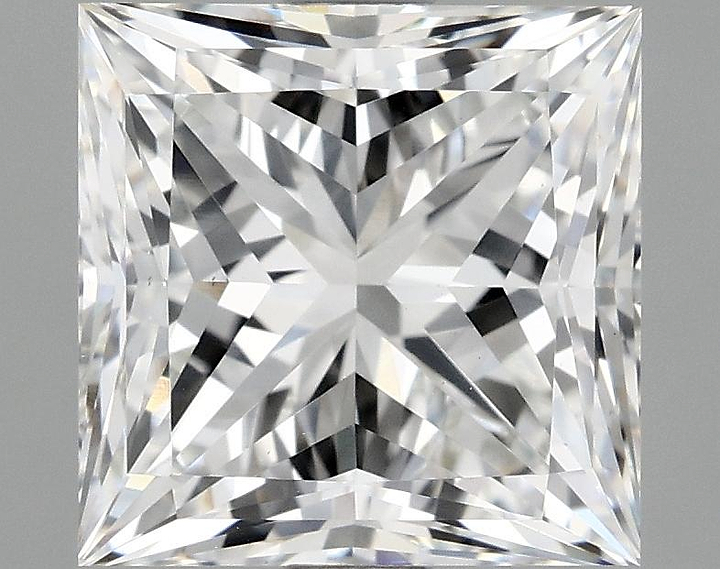 2.45 Carat Princess Shaped Ideal Cut VS1 IGI Certified Lab Grown Diamond