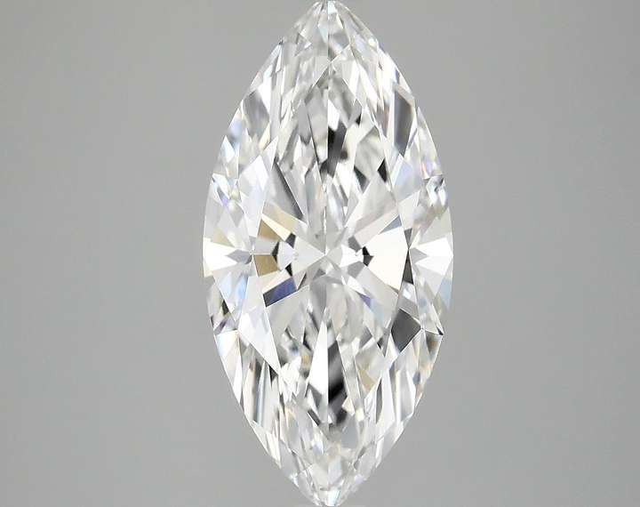 3.07 Carat Marquise Shaped Excellent Cut VVS2 IGI Certified Lab Grown Diamond