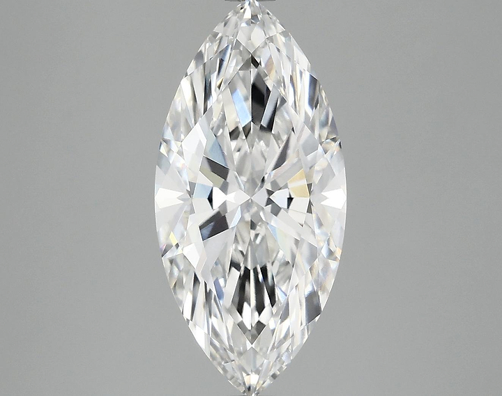 3.07 Carat Marquise Shaped Excellent Cut VVS2 IGI Certified Lab Grown Diamond