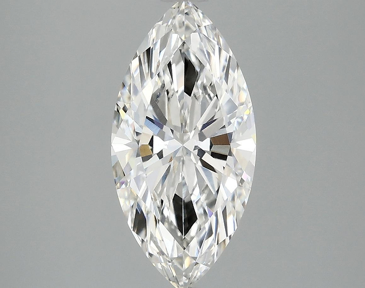 2.1 Carat Marquise Shaped Ideal Cut VVS1 IGI Certified Lab Grown Diamond