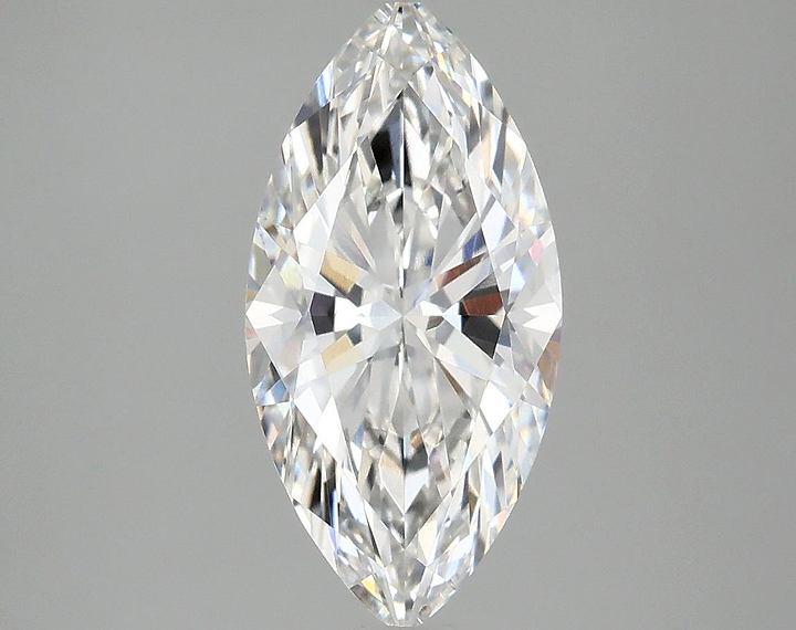 2.06 Carat Marquise Shaped Ideal Cut VVS2 IGI Certified Lab Grown Diamond