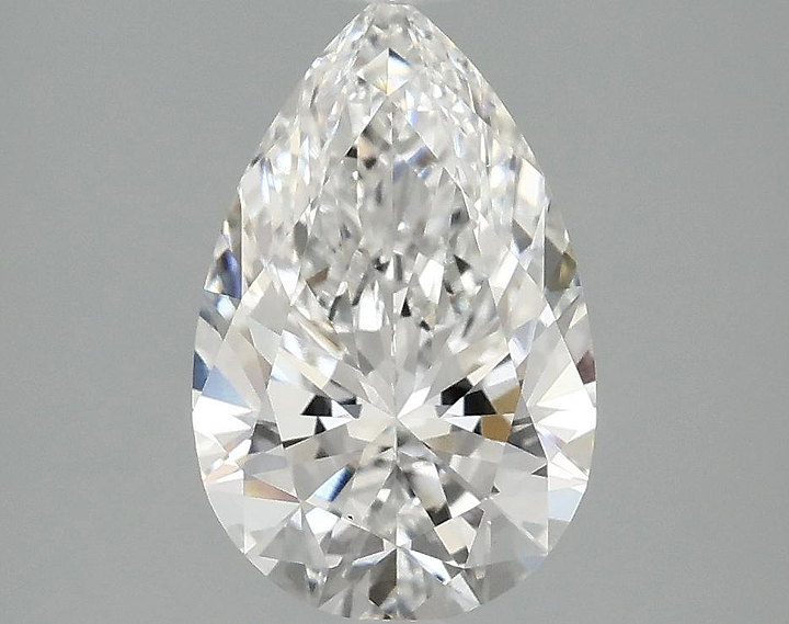 2.07 Carat Pear Shaped Ideal Cut VS1 IGI Certified Lab Grown Diamond