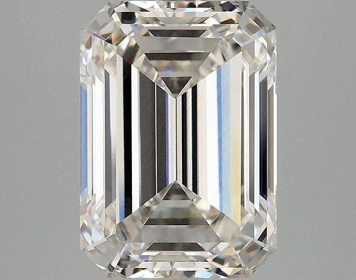 3.1 Carat Emerald Shaped Ideal Cut VVS2 IGI Certified Lab Grown Diamond