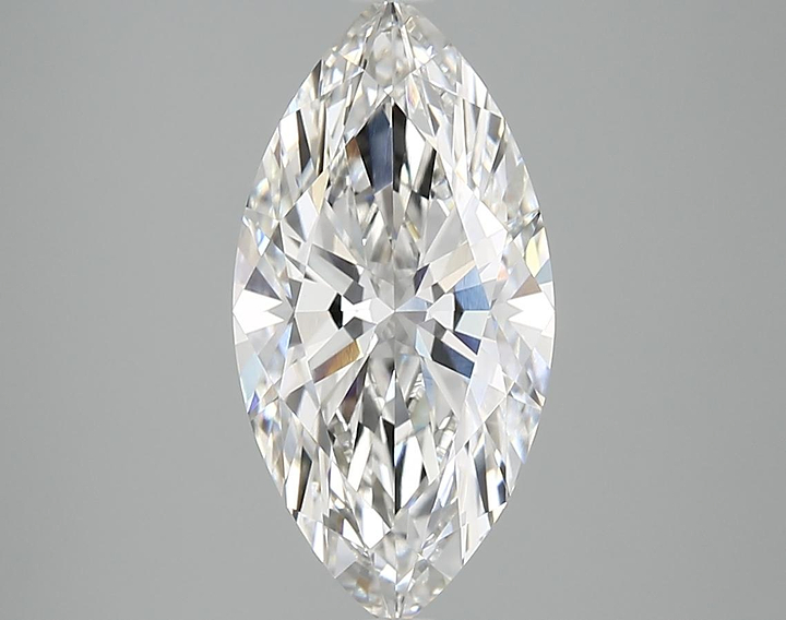 3.08 Carat Marquise Shaped Ideal Cut VVS2 IGI Certified Lab Grown Diamond