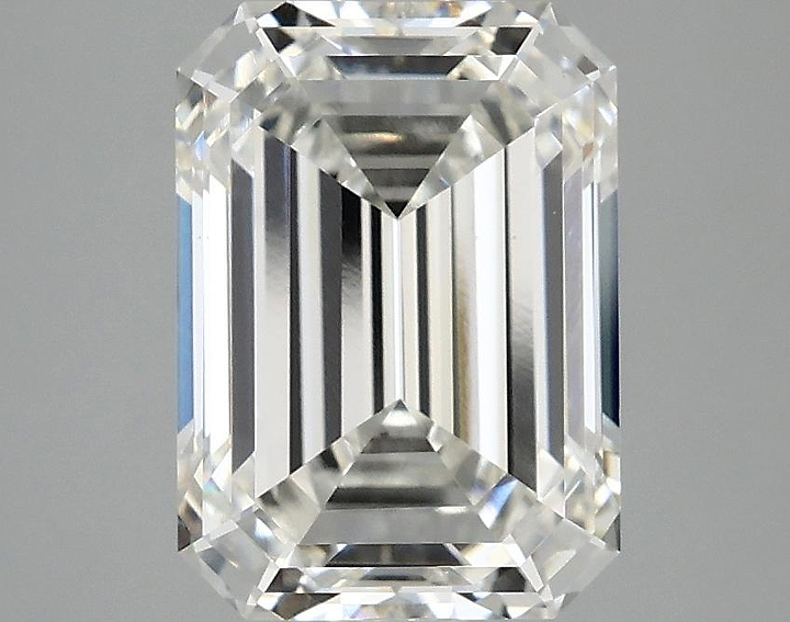 3.1 Carat Emerald Shaped Ideal Cut VVS2 IGI Certified Lab Grown Diamond