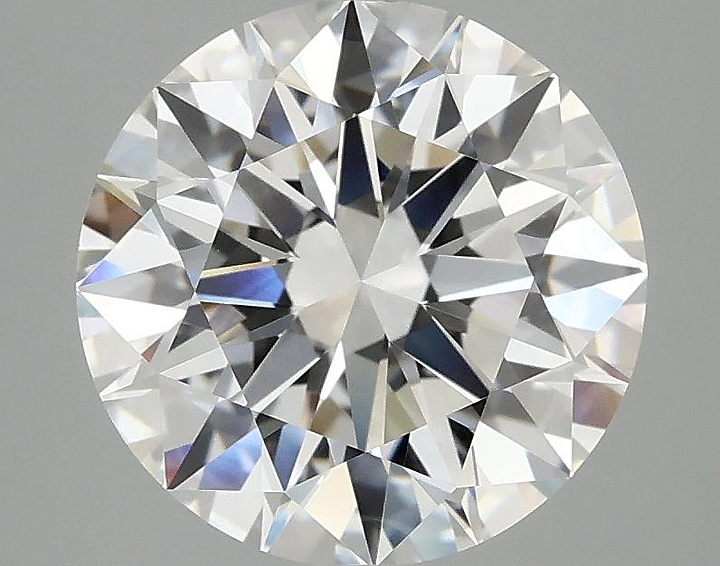 3.06 Carat Round Shaped Ideal Cut VVS2 IGI Certified Lab Grown Diamond
