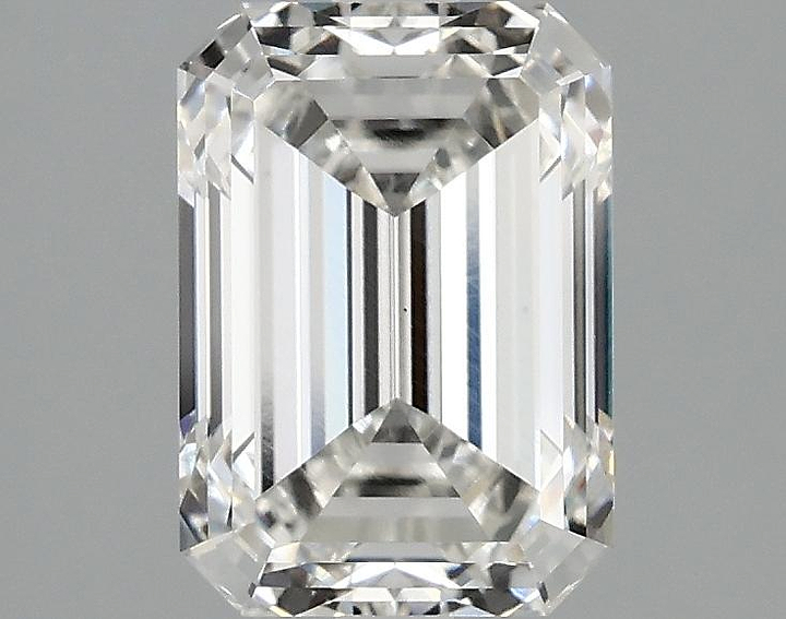 2.1 Carat Emerald Shaped Ideal Cut VS1 IGI Certified Lab Grown Diamond