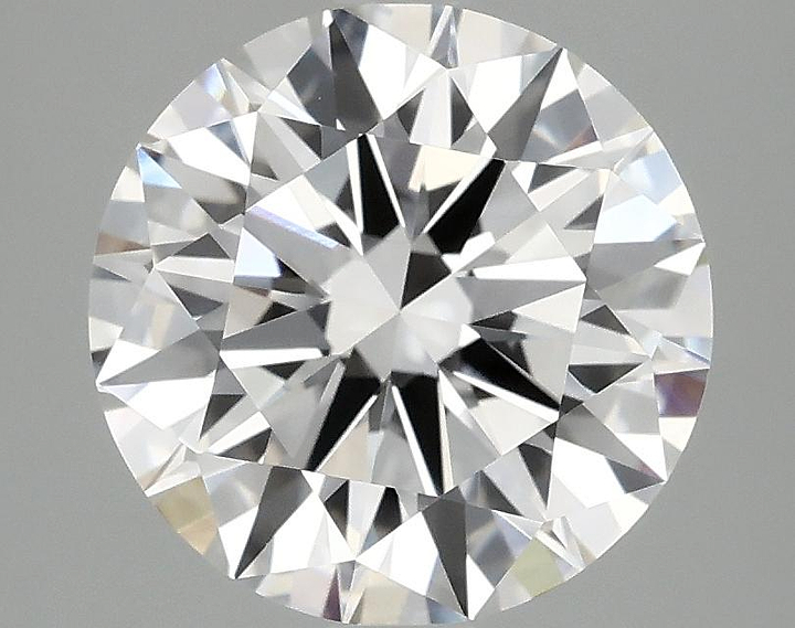 3.06 Carat Round Shaped Ideal Cut VVS2 IGI Certified Lab Grown Diamond