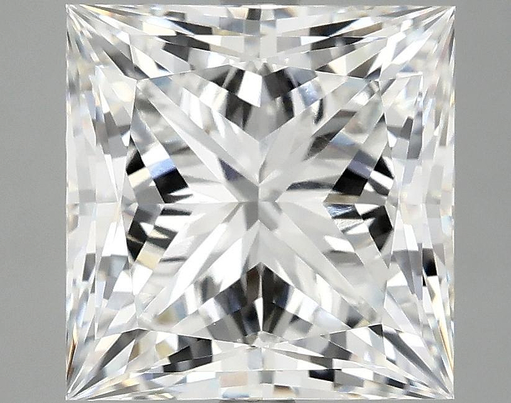 5.1 Carat Princess Shaped Ideal Cut VVS2 IGI Certified Lab Grown Diamond
