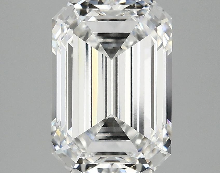 3.07 Carat Emerald Shaped Ideal Cut VVS2 IGI Certified Lab Grown Diamond