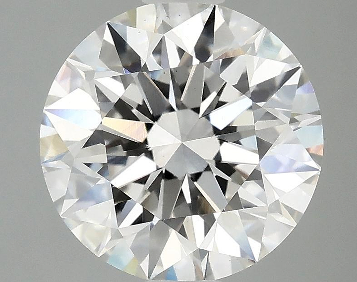 3.08 Carat Round Shaped Excellent Cut VS1 IGI Certified Lab Grown Diamond
