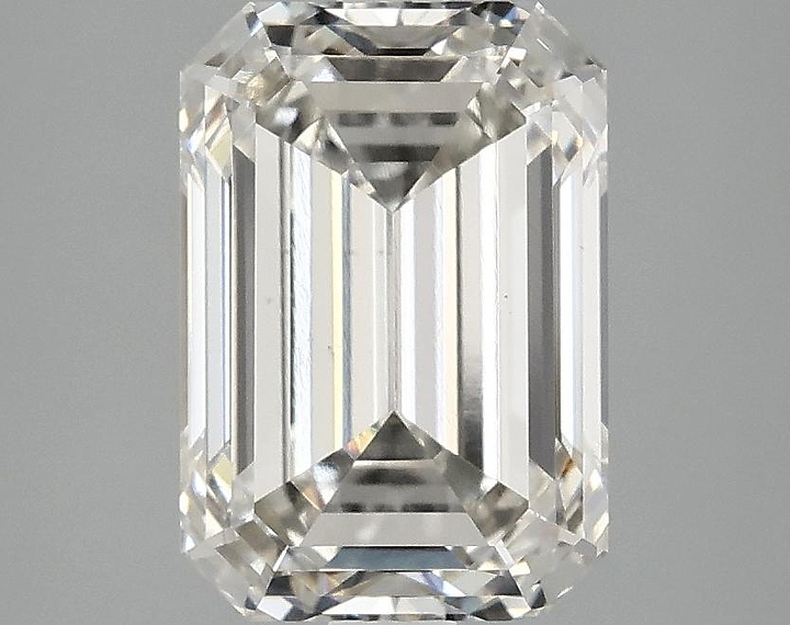 3.03 Carat Emerald Shaped Ideal Cut VVS2 IGI Certified Lab Grown Diamond