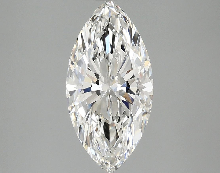 2.04 Carat Marquise Shaped Ideal Cut VVS1 IGI Certified Lab Grown Diamond