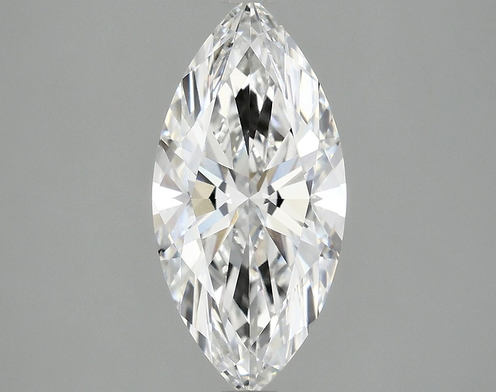 2.04 Carat Marquise Shaped Excellent Cut VVS2 IGI Certified Lab Grown Diamond