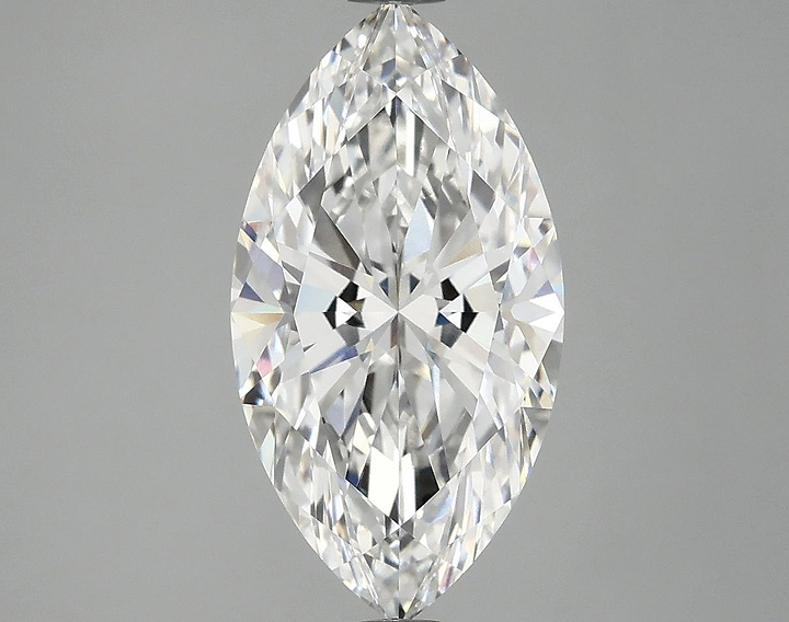 3.09 Carat Marquise Shaped Excellent Cut VS1 IGI Certified Lab Grown Diamond
