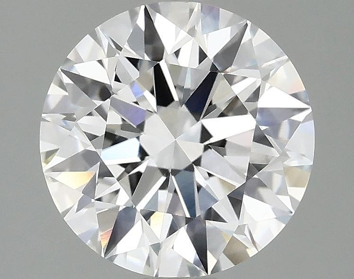 2.52 Carat Round Shaped Ideal Cut VVS2 IGI Certified Lab Grown Diamond