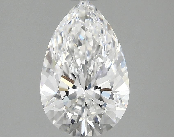 1.54 Carat Pear Shaped Ideal Cut VVS2 IGI Certified Lab Grown Diamond