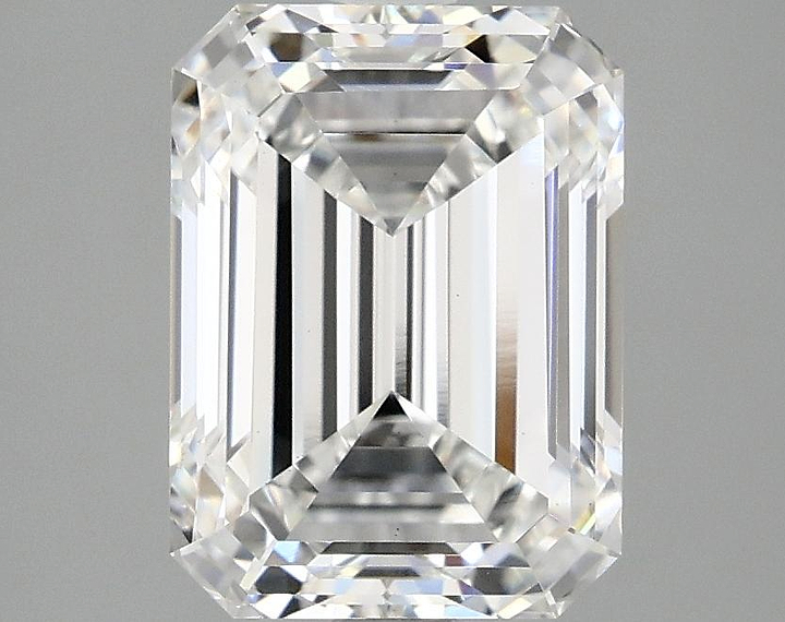 3.09 Carat Emerald Shaped Excellent Cut VS1 IGI Certified Lab Grown Diamond