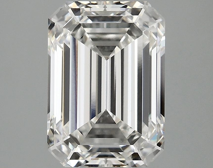3.1 Carat Emerald Shaped Ideal Cut VVS2 IGI Certified Lab Grown Diamond