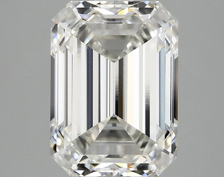 3.06 Carat Emerald Shaped Excellent Cut VVS2 IGI Certified Lab Grown Diamond