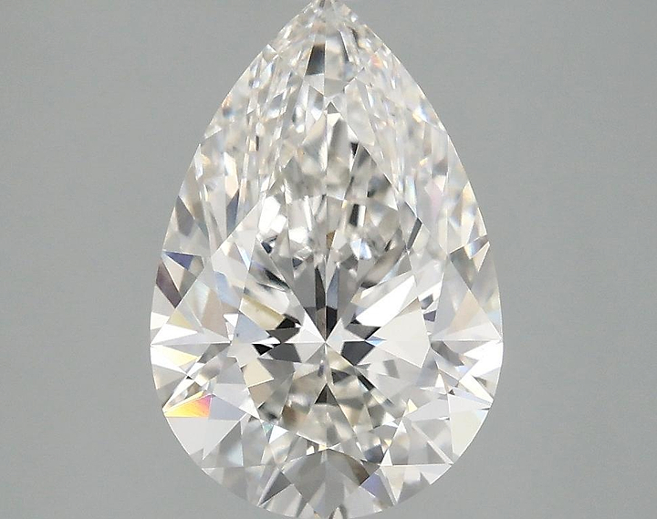 2.53 Carat Pear Shaped Excellent Cut VVS2 IGI Certified Lab Grown Diamond