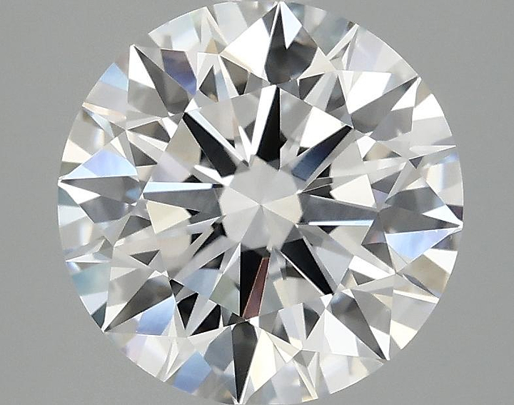 3.04 Carat Round Shaped Ideal Cut VVS2 IGI Certified Lab Grown Diamond